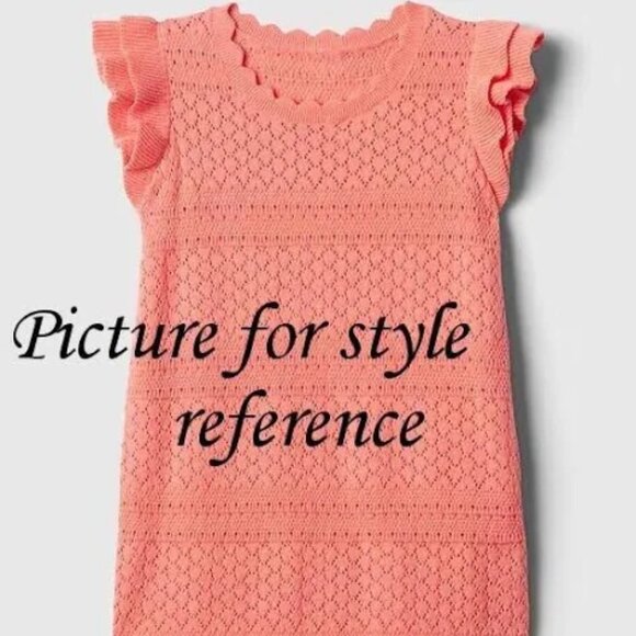 babyGap Black Crochet Sweater Dress/NWT/4 years - Picture 3 of 10